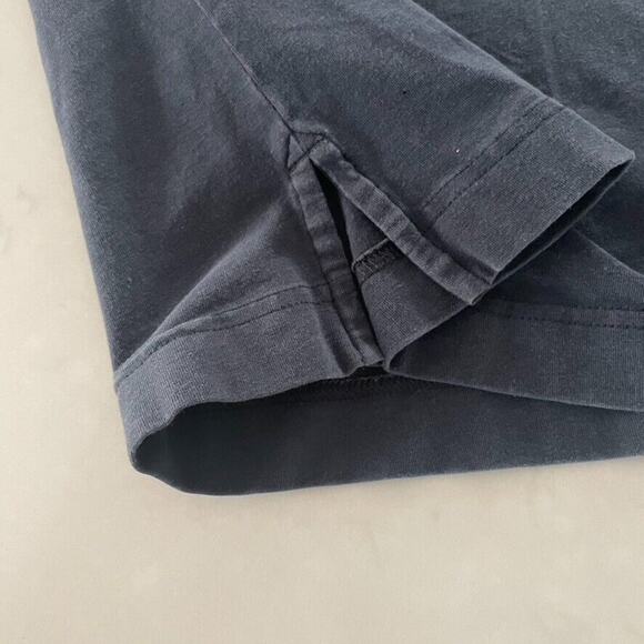 Lululemon Faded Blue Gray Performance Athletic Polo Shirt Tail Pocket - Picture 4 of 7